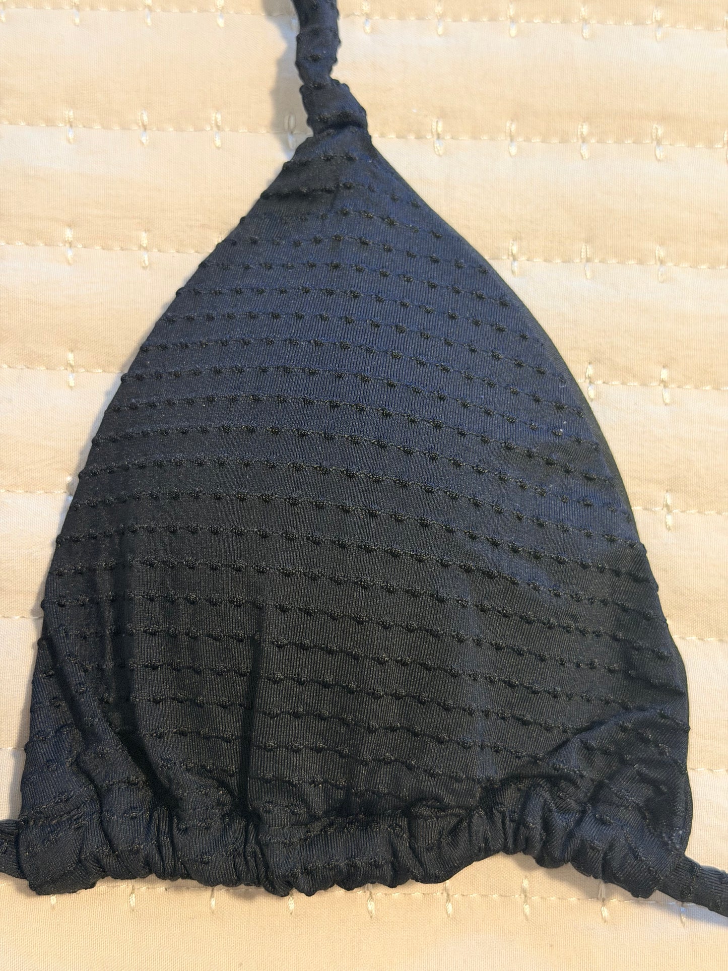 CK4 - Black Dotted Triangle Bikini