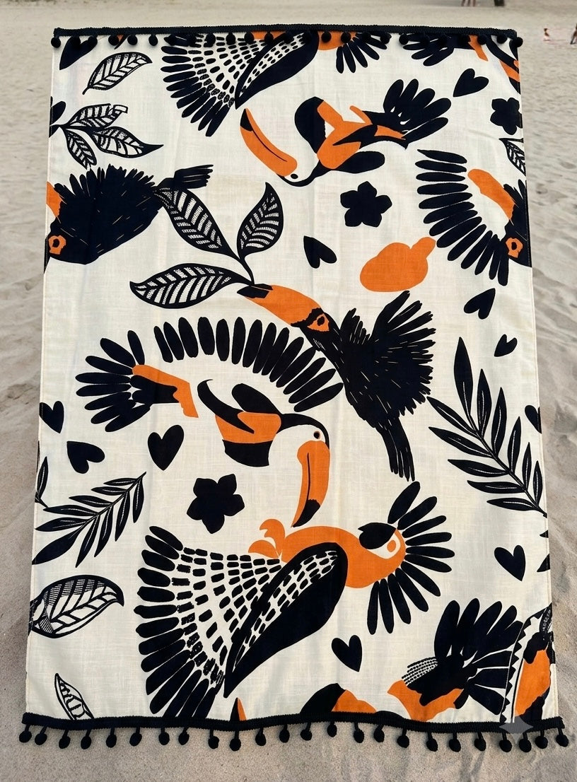 CA2 - Tropical Toucan Beach Sarong