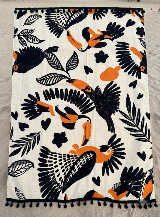 CA2 - Tropical Toucan Beach Sarong