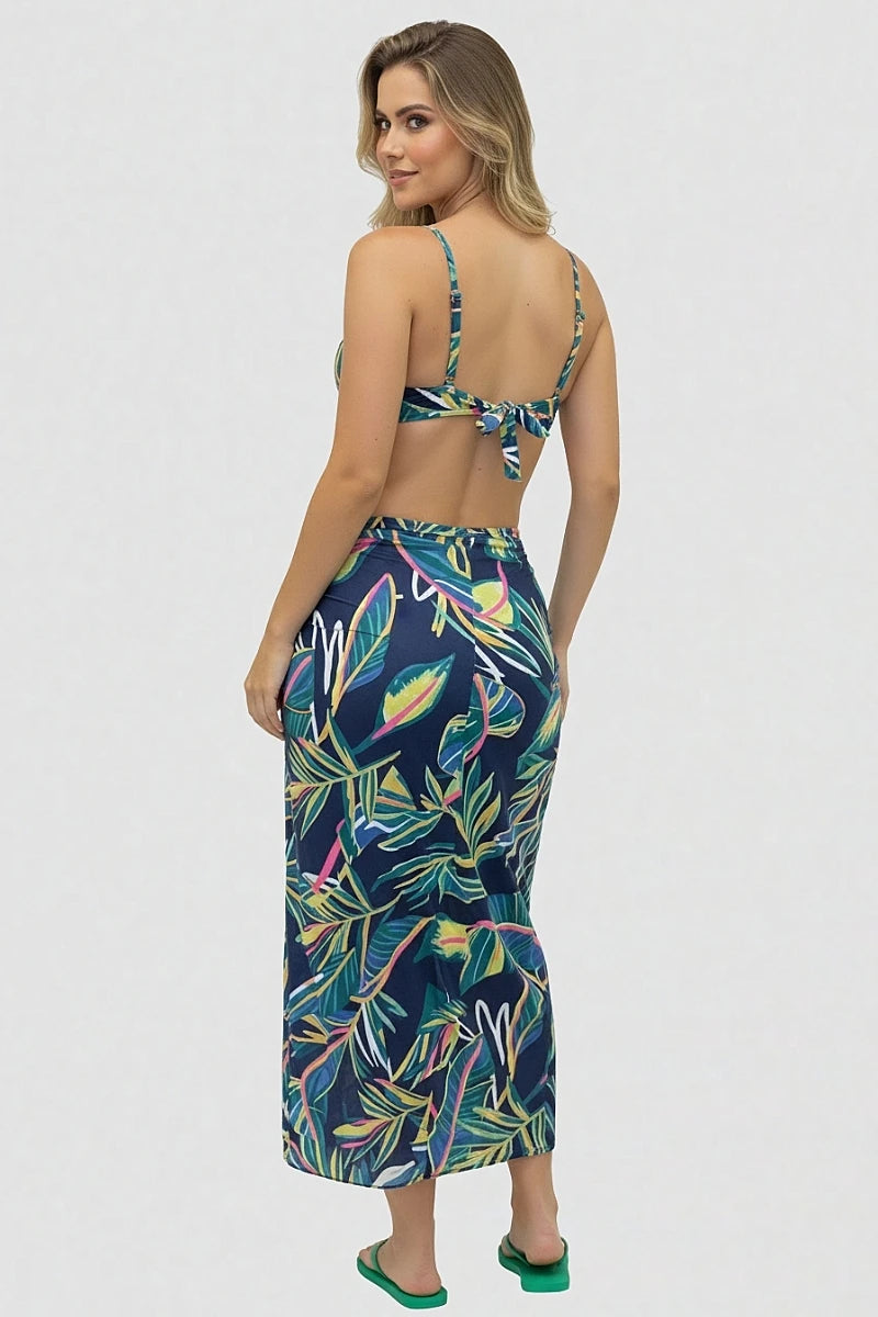 SA3 - 3 Pieces Bikini Set Azure